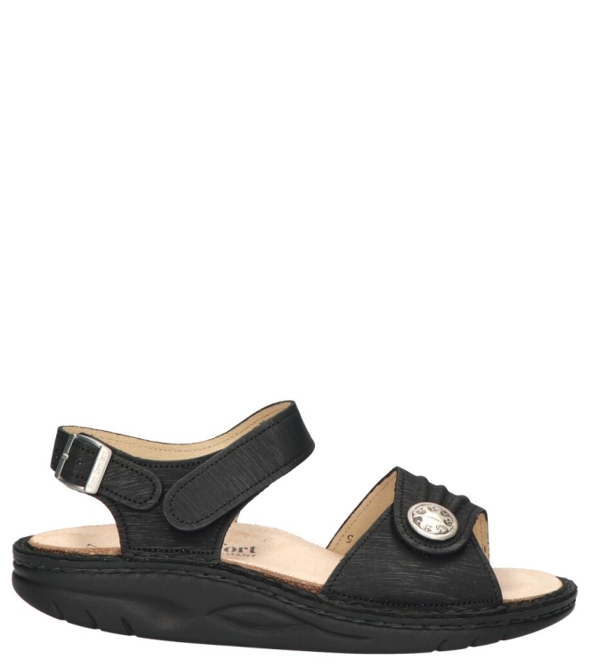 Finn Comfort sandaal <span>1572 816393 Sausalito</span> 1572 816393 Sausalito zwart - www.bremmerschoenen.pro - Bremmer Schoenen