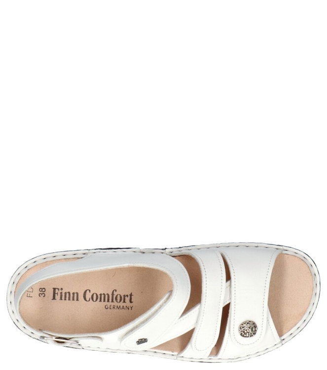 Finn Comfort sandaal <span>2562 001000 Gomera</span> 2562 001000 Gomera wit - www.bremmerschoenen.pro - Bremmer Schoenen