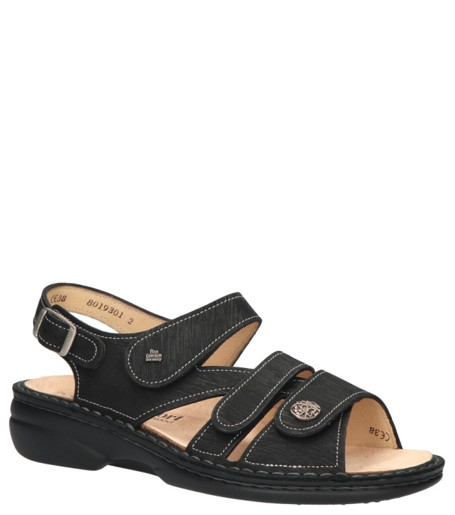 Finn Comfort sandaal <span>2562 816393 Gomera</span> 2562 816393 Gomera zwart - www.bremmerschoenen.pro - Bremmer Schoenen