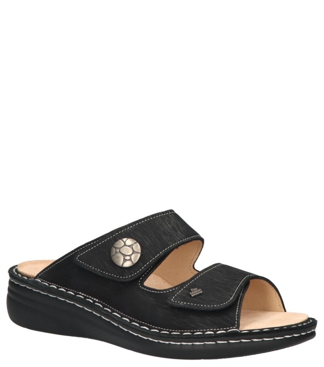 Finn Comfort slipper <span>2642 816393 Moorea</span> 2642 816393 Moorea zwart - www.bremmerschoenen.pro - Bremmer Schoenen