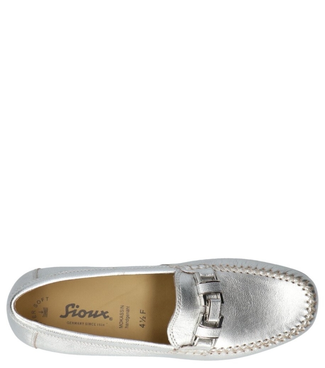 Sioux Sioux instapper <span>40961 Cambria F</span> silber Sioux instapper <span>40961 Cambria F</span> 40961 Cambria F zilver - www.bremmerschoenen.pro - Bremmer Schoenen