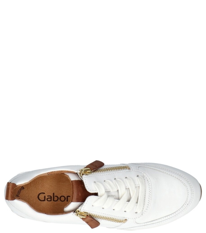 Gabor sneaker <span>63.411.21</span> 63.411.21 wit - www.bremmerschoenen.pro - Bremmer Schoenen