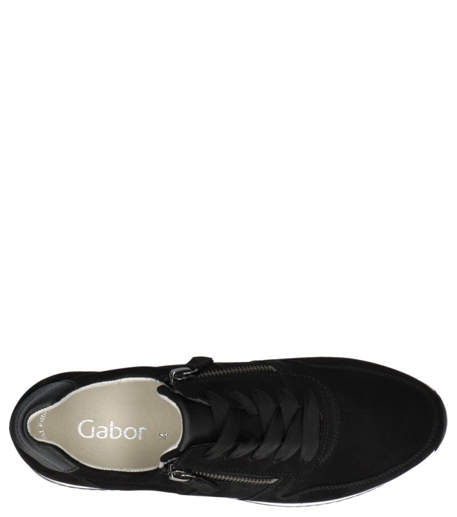 Gabor sneaker <span>63.420.17</span> 63.420.17 zwart - www.bremmerschoenen.pro - Bremmer Schoenen