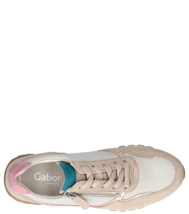 Gabor sneaker <span>66.378.63</span> 66.378.63 beige - www.bremmerschoenen.pro - Bremmer Schoenen