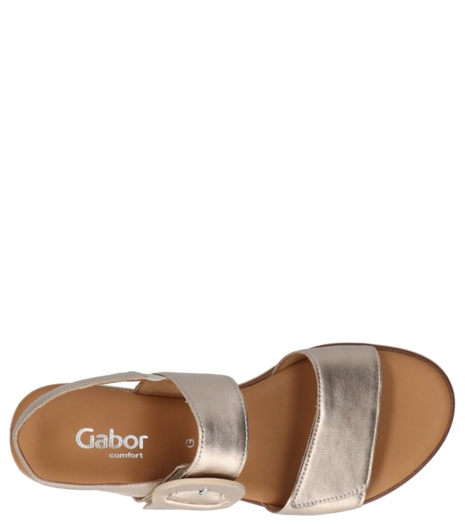 Gabor sandaal <span>62.752.83</span> 62.752.83 goud - www.bremmerschoenen.pro - Bremmer Schoenen