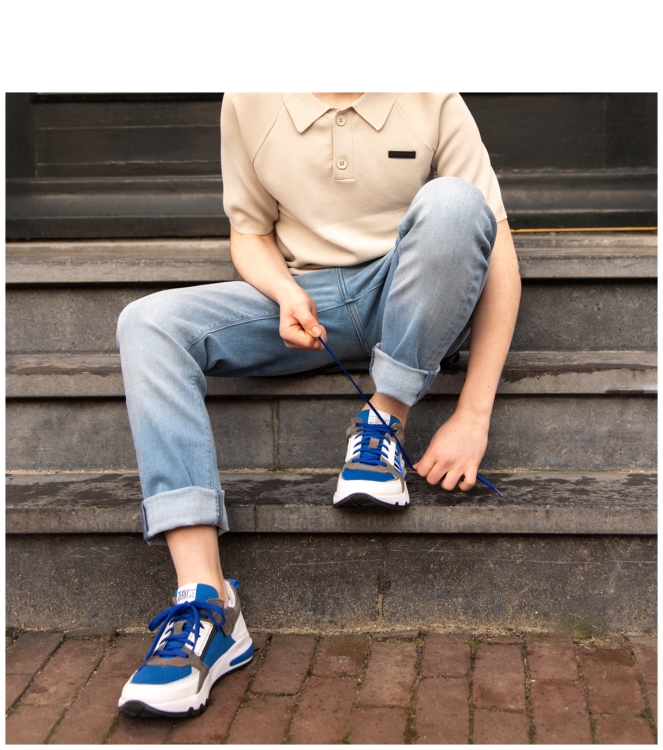 Track Style sneaker <span>325345 523 Sef Splin</span> 325345 523 Sef Splin blauw - www.bremmerschoenen.pro - Bremmer Schoenen