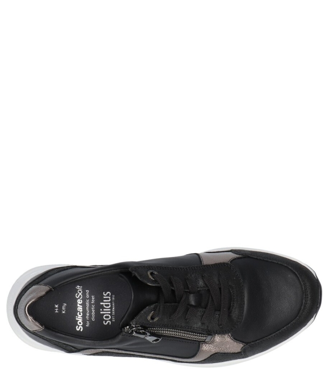 Solidus sneaker <span>54503 01302 kitty</span> 54503 01302 kitty zwart - www.bremmerschoenen.pro - Bremmer Schoenen