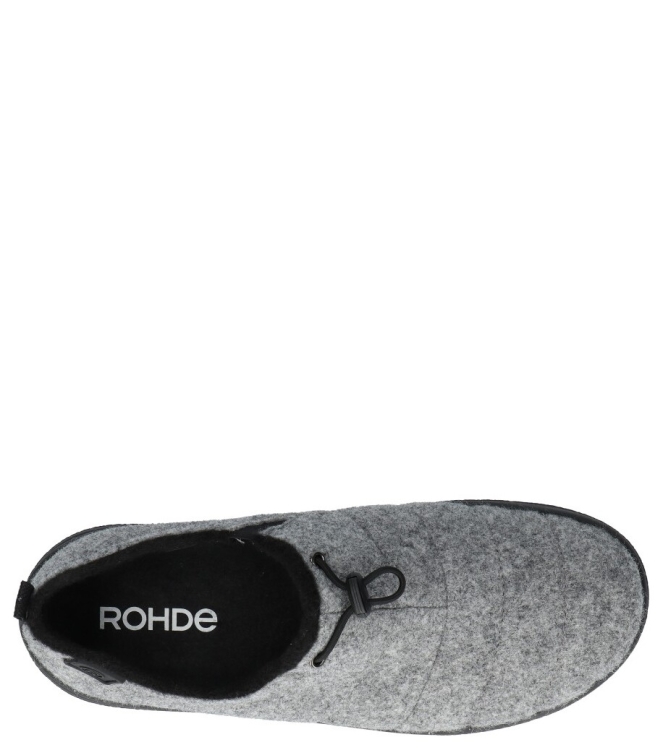 Rohde pantoffel <span>2626 80</span> 2626 80 grijs - www.bremmerschoenen.pro - Bremmer Schoenen