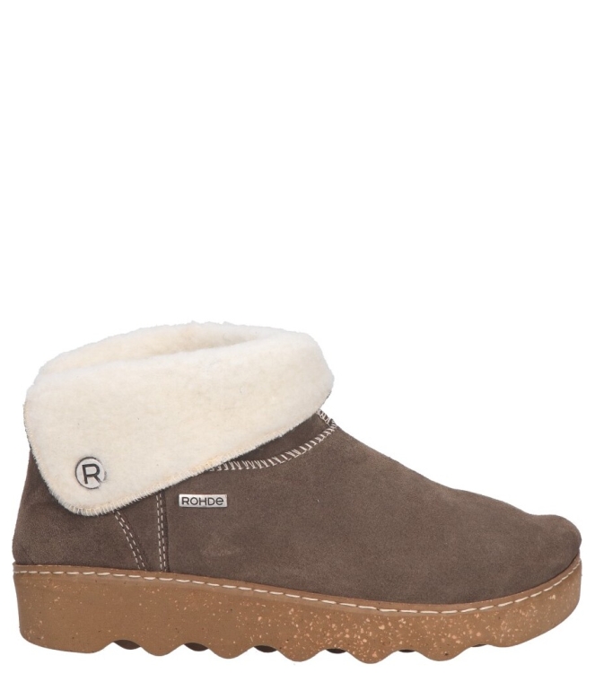 Rohde pantoffel <span>6128 77</span> 6128 77 bruin - www.bremmerschoenen.pro - Bremmer Schoenen