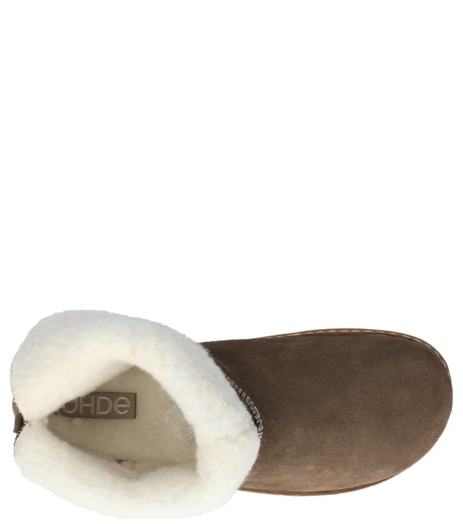 Rohde pantoffel <span>6128 77</span> 6128 77 bruin - www.bremmerschoenen.pro - Bremmer Schoenen