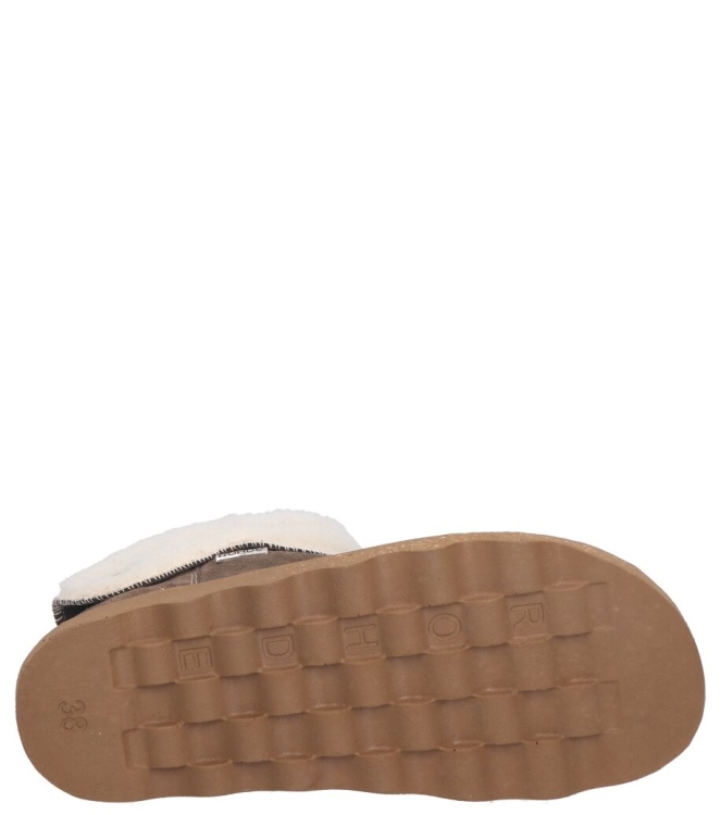 Rohde pantoffel <span>6128 77</span> 6128 77 bruin - www.bremmerschoenen.pro - Bremmer Schoenen