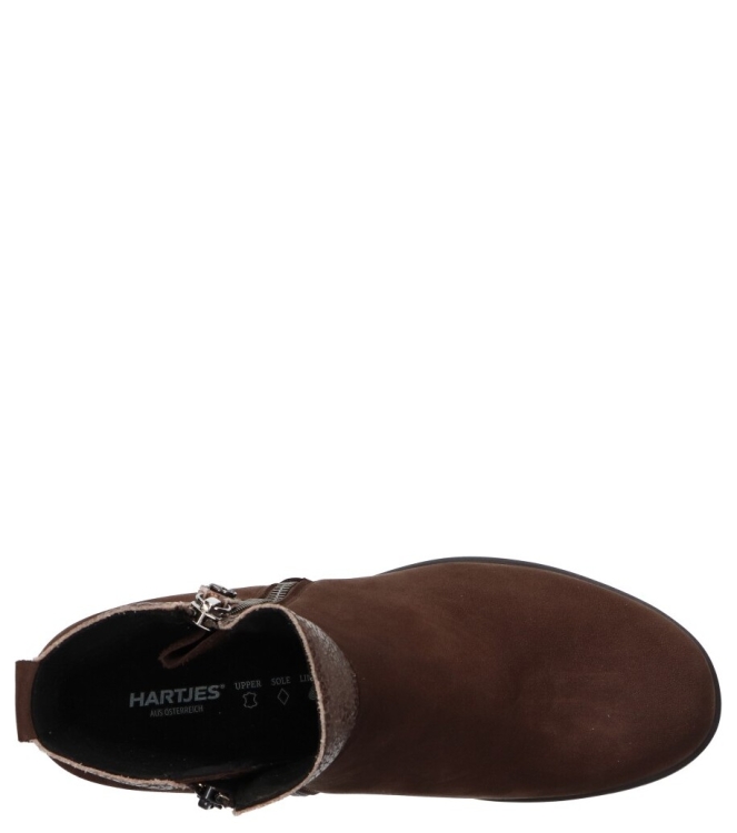 Hartjes enkellaars <span>172.0232 77/77 Hip</span> 172.0232 77/77 Hip bruin - www.bremmerschoenen.pro - Bremmer Schoenen