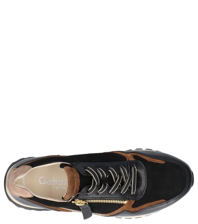 Gabor sneaker <span>76.378.67</span> 76.378.67 zwart - www.bremmerschoenen.pro - Bremmer Schoenen