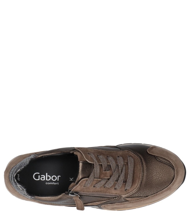 Gabor sneaker <span>76.305.62</span> 76.305.62 brons - www.bremmerschoenen.pro - Bremmer Schoenen