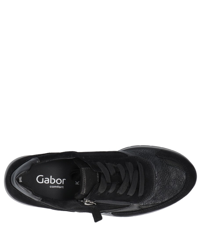 Gabor sneaker <span>76.305.67</span> 76.305.67 zwart - www.bremmerschoenen.pro - Bremmer Schoenen