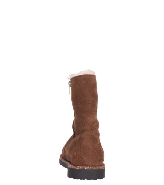 Birkenstock enkellaars <span>1030218 Uppsala Zip Shearling</span> 1030218 Uppsala Zip Shearling cognac - www.bremmerschoenen.pro - Bremmer Schoenen