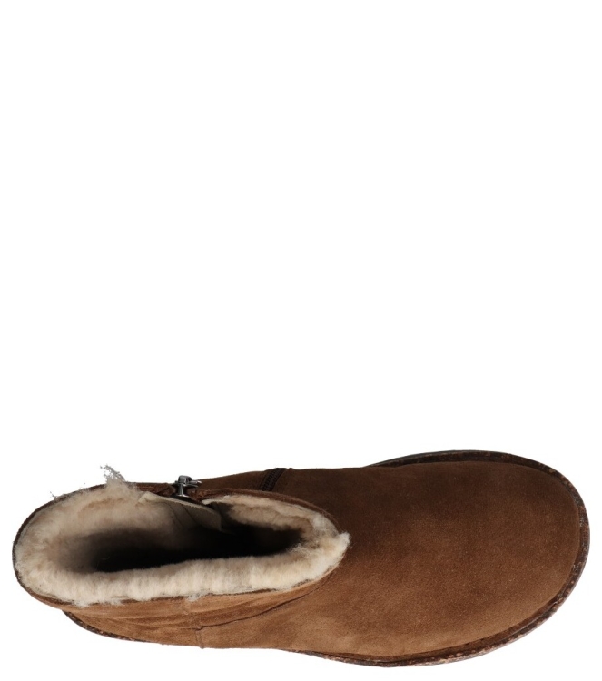 Birkenstock enkellaars <span>1030218 Uppsala Zip Shearling</span> 1030218 Uppsala Zip Shearling cognac - www.bremmerschoenen.pro - Bremmer Schoenen