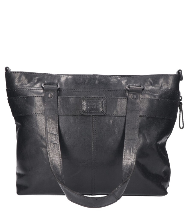 Spikes & Sparrow tas <span>58516000 Black</span> 58516000 Black zwart - www.bremmerschoenen.pro - Bremmer Schoenen