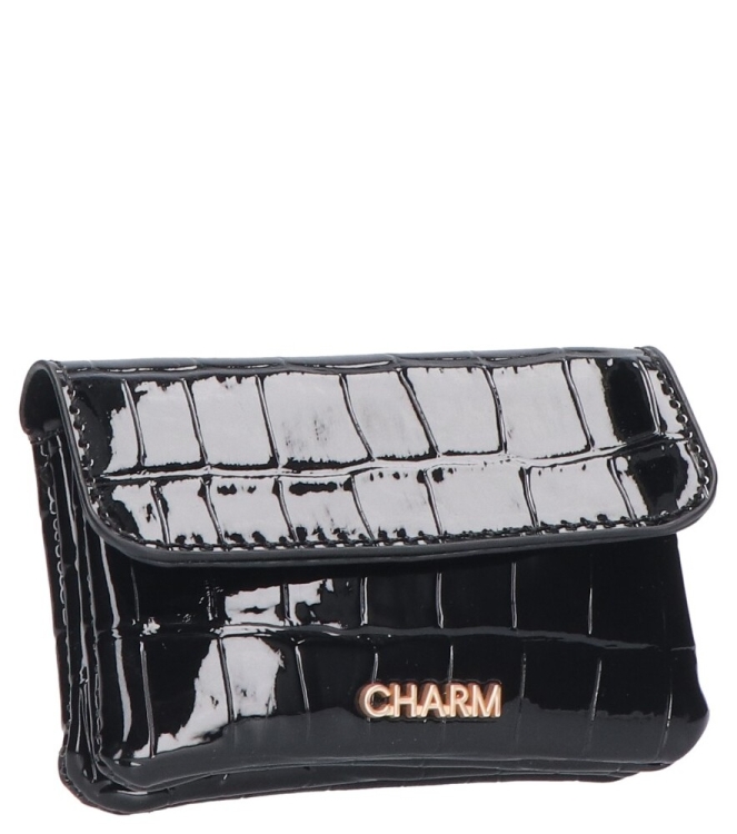 Charm portemonnee <span> W01386 001 Zwart</span>  W01386 001 Zwart zwart - www.bremmerschoenen.pro - Bremmer Schoenen
