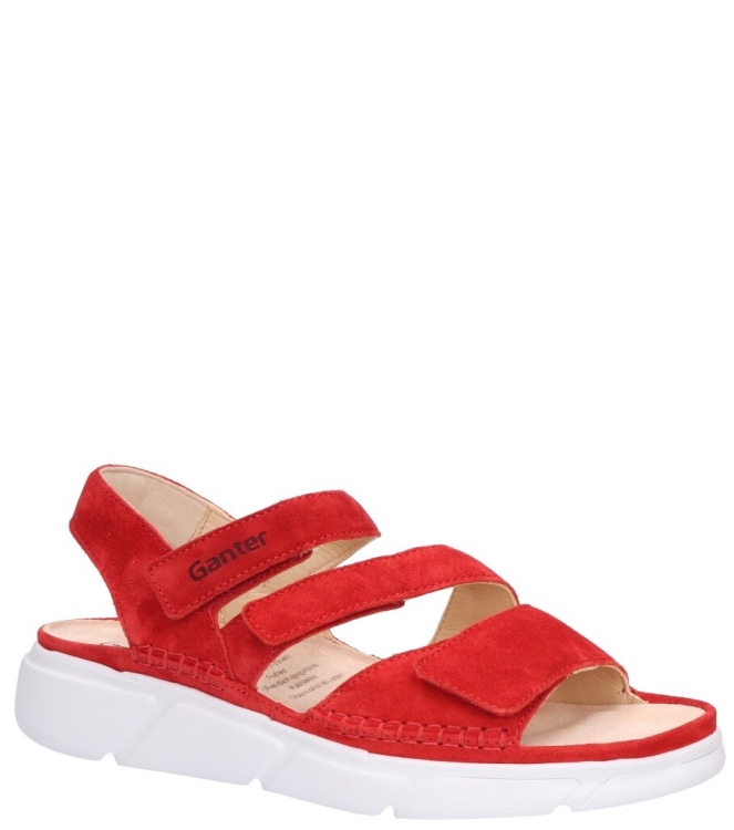 Ganter sandaal <span>200472 4100 Halina</span> 200472 4100 Halina rood - www.bremmerschoenen.pro - Bremmer Schoenen