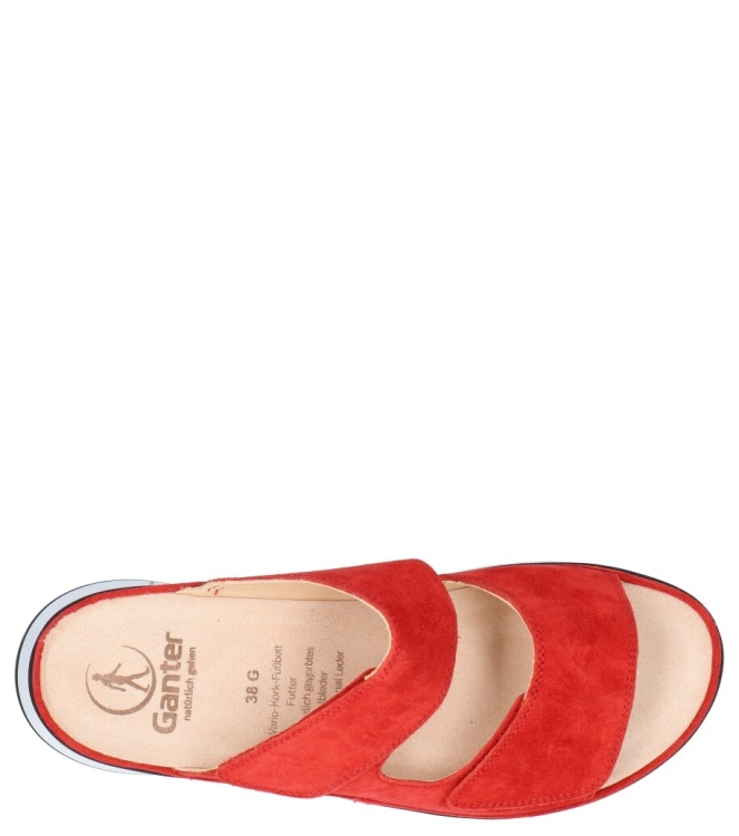 Ganter slipper <span>200652 4100 Gianna</span> 200652 4100 Gianna rood - www.bremmerschoenen.pro - Bremmer Schoenen