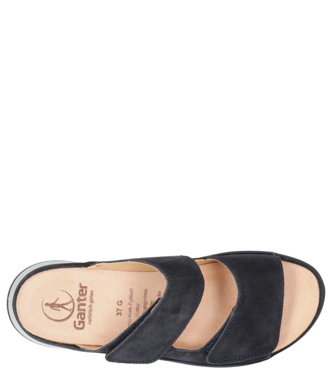 Ganter slipper <span>200662 3500 Gianna</span> 200662 3500 Gianna blauw - www.bremmerschoenen.pro - Bremmer Schoenen
