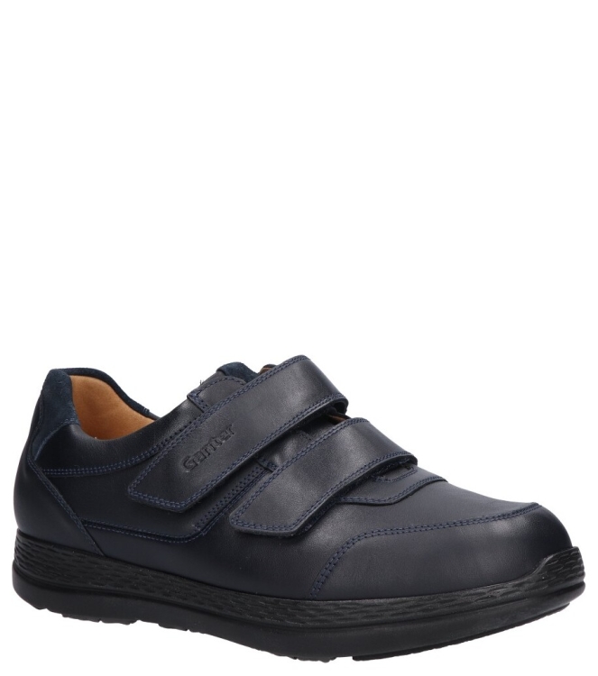 Ganter klittenbandschoen <span>259807 3000 Karl-Ludwig</span> 259807 3000 Karl-Ludwig blauw - www.bremmerschoenen.pro - Bremmer Schoenen