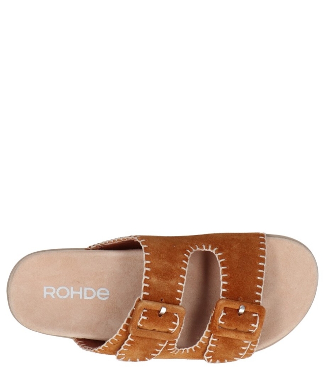 Rohde slipper <span>6316 76</span> 6316 76 cognac - www.bremmerschoenen.pro - Bremmer Schoenen