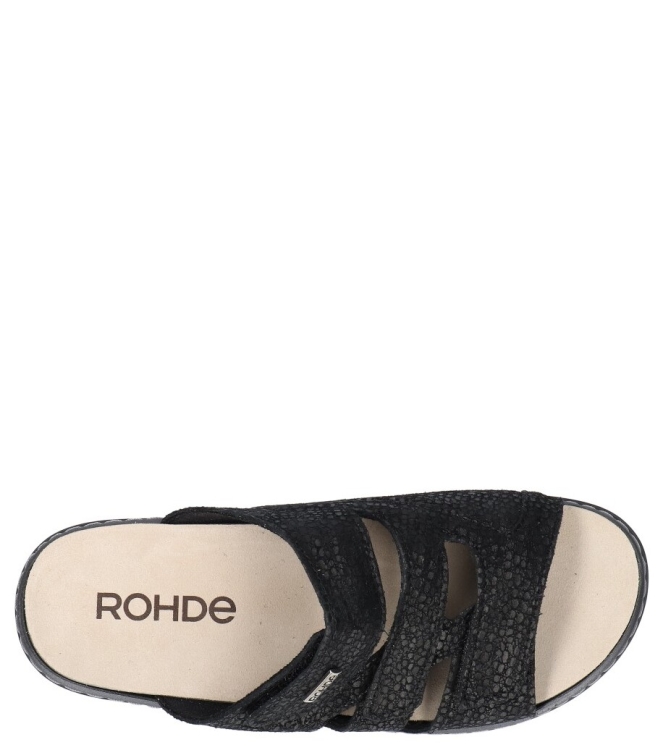 Rohde slipper <span>5221 90</span> 5221 90 zwart - www.bremmerschoenen.pro - Bremmer Schoenen