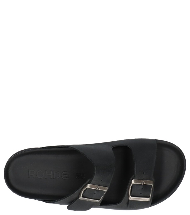 Rohde slipper <span>6703 90</span> 6703 90 zwart - www.bremmerschoenen.pro - Bremmer Schoenen