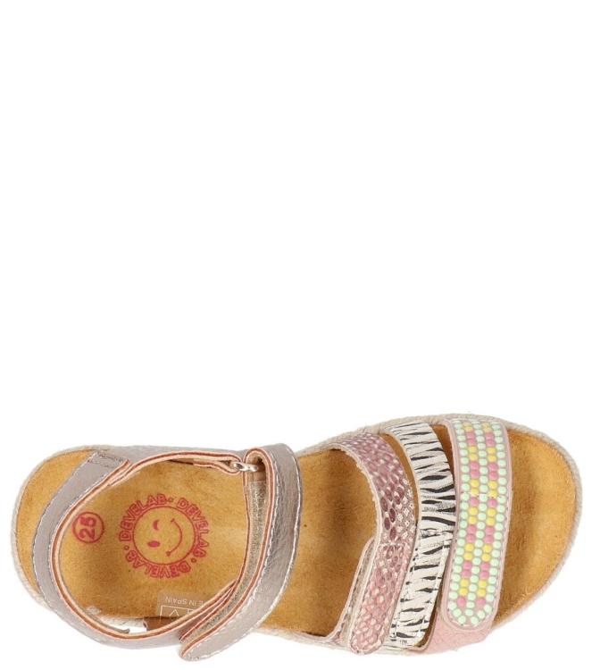 Develab sandaal <span>48526 351</span> 48526 351 goud - www.bremmerschoenen.pro - Bremmer Schoenen