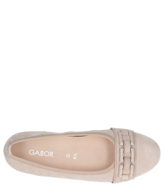 Gabor ballerina <span>82.465.32</span> 82.465.32 beige - www.bremmerschoenen.pro - Bremmer Schoenen