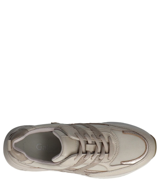 Gabor sneaker <span>86.586.43</span> 86.586.43 beige - www.bremmerschoenen.pro - Bremmer Schoenen