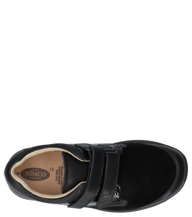 Nimco klittenbandschoen <span>70111.2 001 7000 Ingrid Velcro KX</span> 70111.2 001 7000 Ingrid Velcro KX zwart - www.bremmerschoenen.pro - Bremmer Schoenen