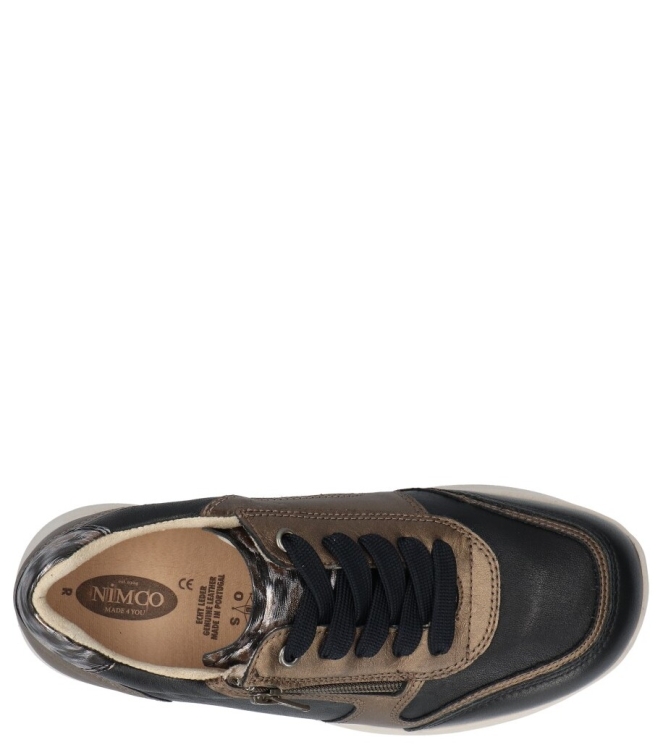 Nimco sneaker <span>70115.3 080 7006 Sharon Lace KX</span> 70115.3 080 7006 Sharon Lace KX zwart - www.bremmerschoenen.pro - Bremmer Schoenen