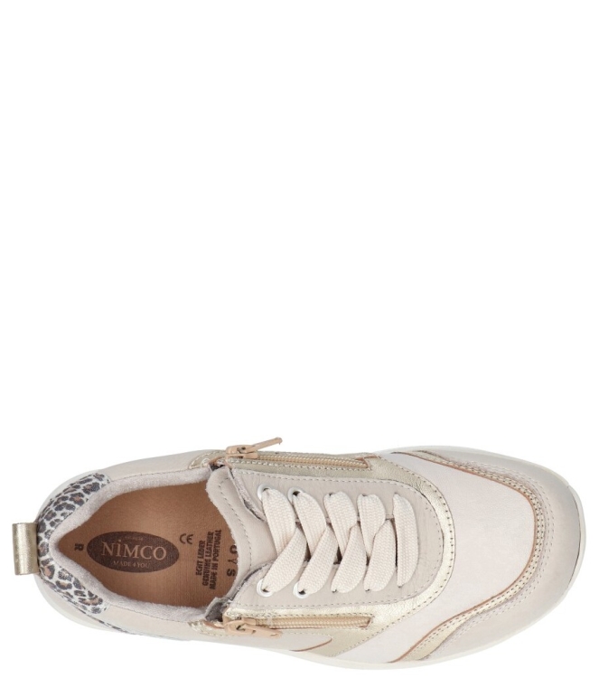 Nimco sneaker <span>70118.3 530 7000 Jade Lace KX</span> 70118.3 530 7000 Jade Lace KX beige - www.bremmerschoenen.pro - Bremmer Schoenen