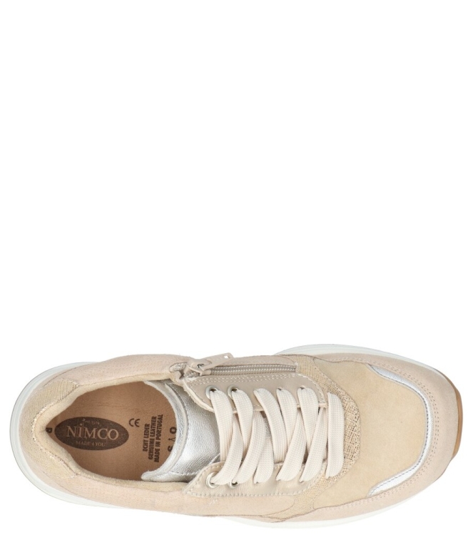 Nimco sneaker <span>70402.2 428 7104 Carla MX</span> 70402.2 428 7104 Carla MX beige - www.bremmerschoenen.pro - Bremmer Schoenen