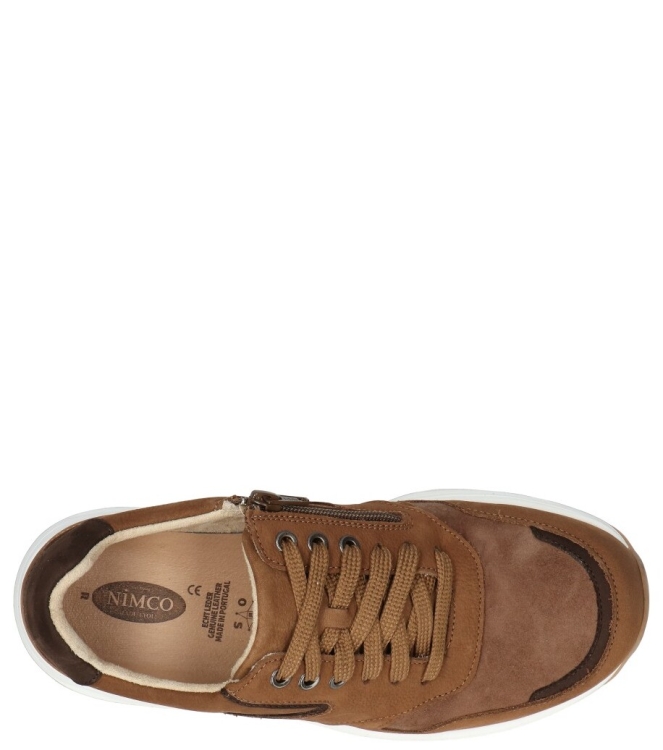 Nimco sneaker <span>70213.2 370 7700 Brave Lace KX</span> 70213.2 370 7700 Brave Lace KX cognac - www.bremmerschoenen.pro - Bremmer Schoenen
