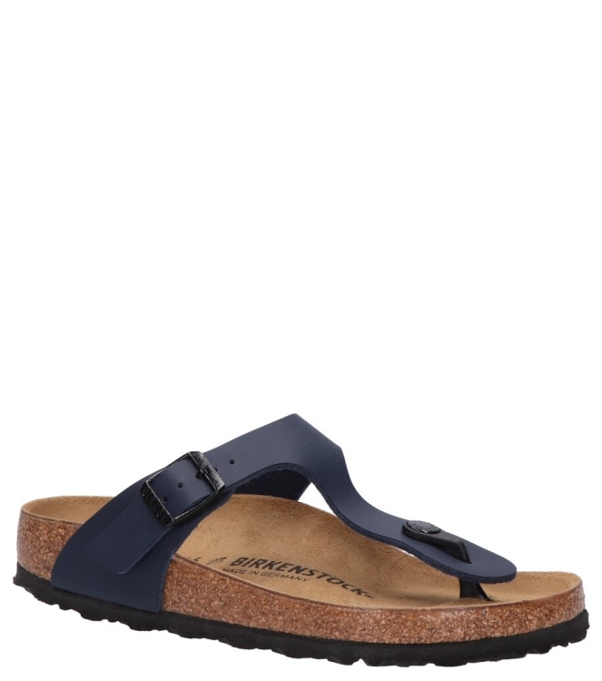 Birkenstock slipper <span>143621 Gizeh</span> 143621 Gizeh blauw - www.bremmerschoenen.pro - Bremmer Schoenen