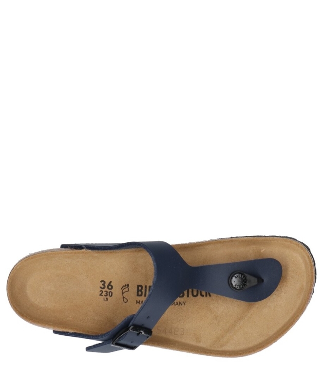 Birkenstock slipper <span>143621 Gizeh</span> 143621 Gizeh blauw - www.bremmerschoenen.pro - Bremmer Schoenen