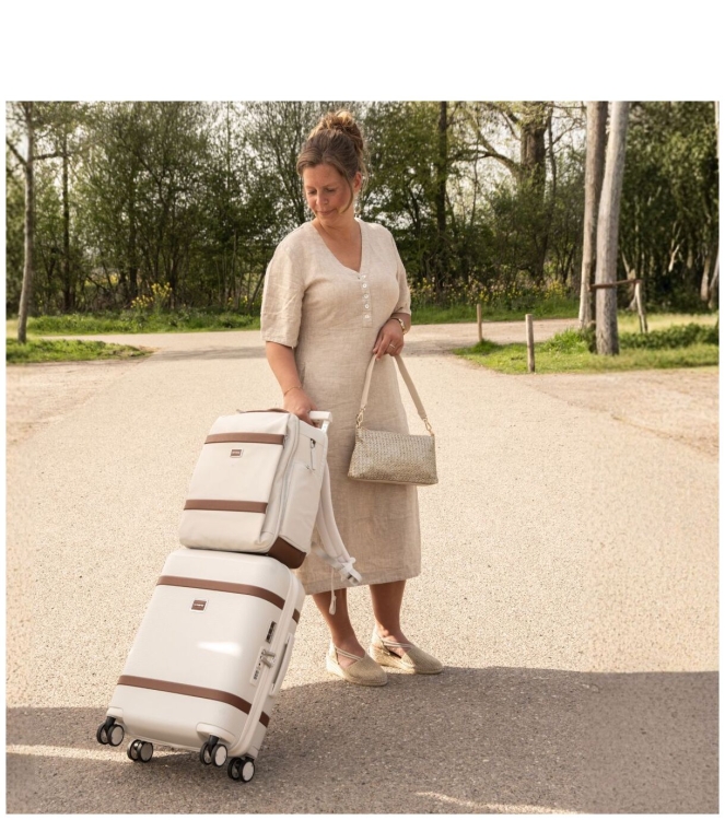 Samsonite trolley <span>154688 1451 Image Spinner 55</span> 154688 1451 Image Spinner 55 beige - www.bremmerschoenen.pro - Bremmer Schoenen