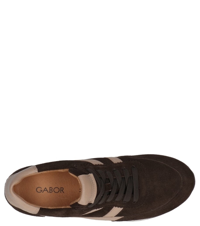 Gabor sneaker <span>6032.01.003</span> 6032.01.003 bruin - www.bremmerschoenen.pro - Bremmer Schoenen