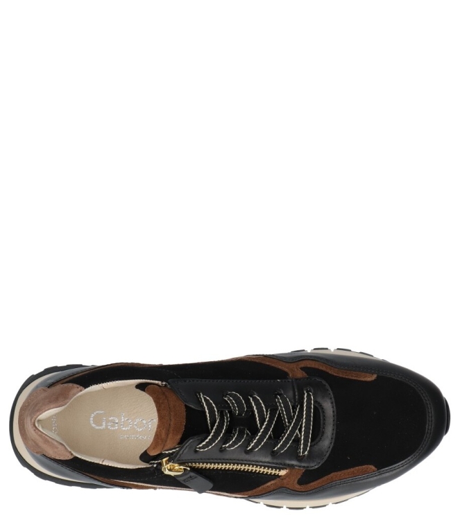 Gabor sneaker <span>6029.01.002</span> 6029.01.002 zwart - www.bremmerschoenen.pro - Bremmer Schoenen