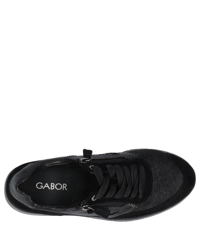 Gabor sneaker <span>6020.02.001</span> 6020.02.001 zwart - www.bremmerschoenen.pro - Bremmer Schoenen