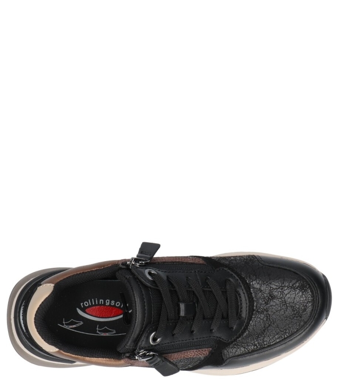 Gabor Gabor sneaker <span>0105.01.006</span> 006 black/desert kombi Gabor sneaker <span>0105.01.006</span> 0105.01.006 zwart - www.bremmerschoenen.pro - Bremmer Schoenen