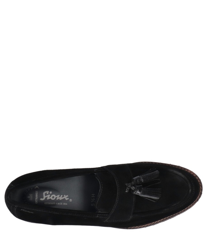 Sioux instapper <span>42201 Meredith 758 H</span> 42201 Meredith 758 H zwart - www.bremmerschoenen.pro - Bremmer Schoenen
