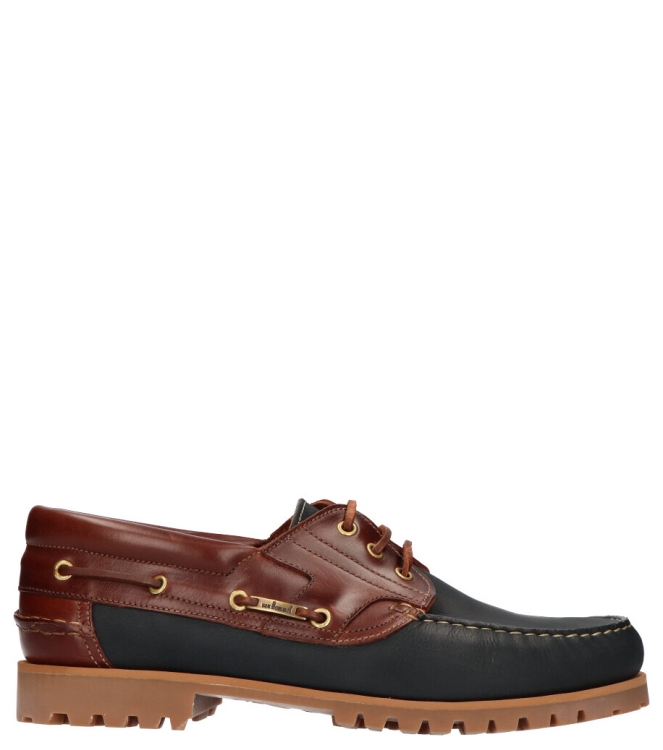 van Bommel bootschoen <span>Boat Shoe 02.11 SBM-30002 41-01 / 10470/11</span> Boat Shoe 02.11 SBM-30002 41-01 / 10470/11 blauw - www.bremmerschoenen.pro - Bremmer Schoenen