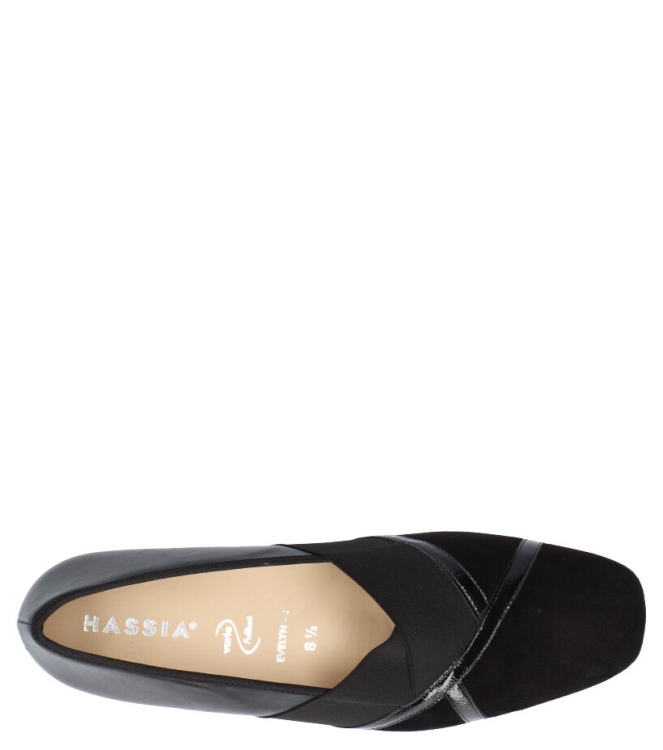 Hassia Pump <span>303332 0100 Evelyn</span> 303332 0100 Evelyn zwart - www.bremmerschoenen.pro - Bremmer Schoenen