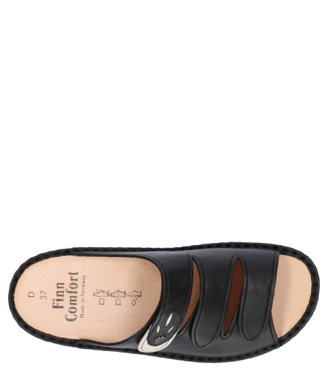 Finn Comfort slipper <span>2554 900418 KOS</span> 2554 900418 KOS zwart - www.bremmerschoenen.pro - Bremmer Schoenen