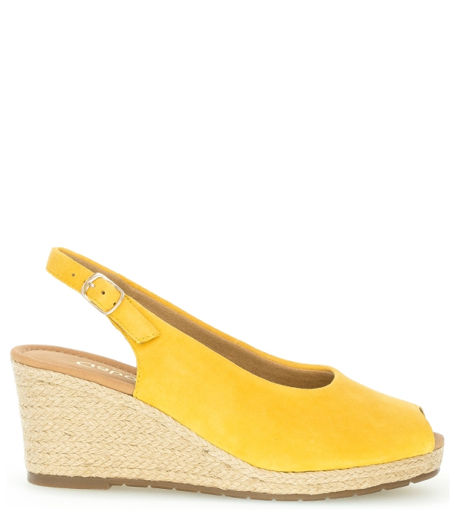 Gabor sandaal <span>46.580.22</span> 46.580.22 geel - www.bremmerschoenen.pro - Bremmer Schoenen